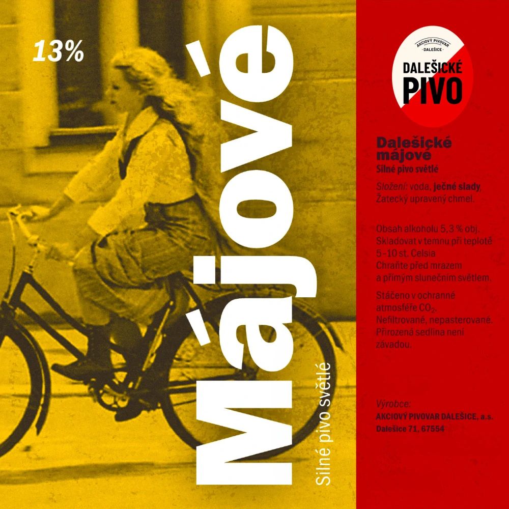 DALEŠICKÉ PIVO - Dalešické májové 13% (sklo 0,75l)