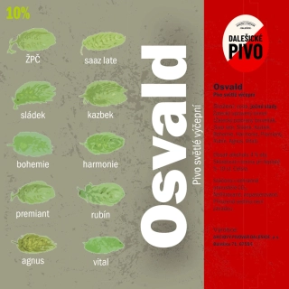 DALEŠICKÉ PIVO - Osvald 10% (sud 15/30/50l)
